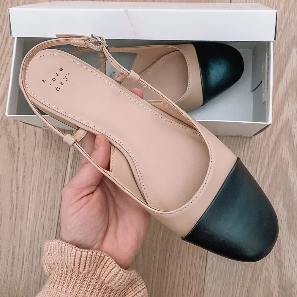 sling back ballet flats